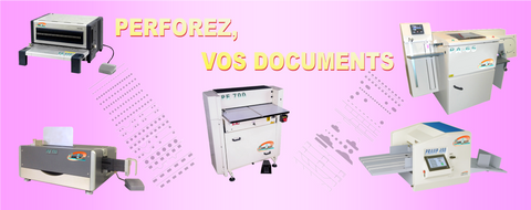 Matériels de perforation pour les industries graphiques